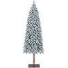 Yaheetech 6Ft/7.5Ft Snow Flocked Artificial Christmas Tree with Lights for Home Party - 2 of 4