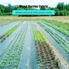 WhizMax Weed Barrier Landscape Fabric, Heavy Duty Weed Control Fabric, High Permeability, Flower Bed, Driveway Fabric - 4 of 4