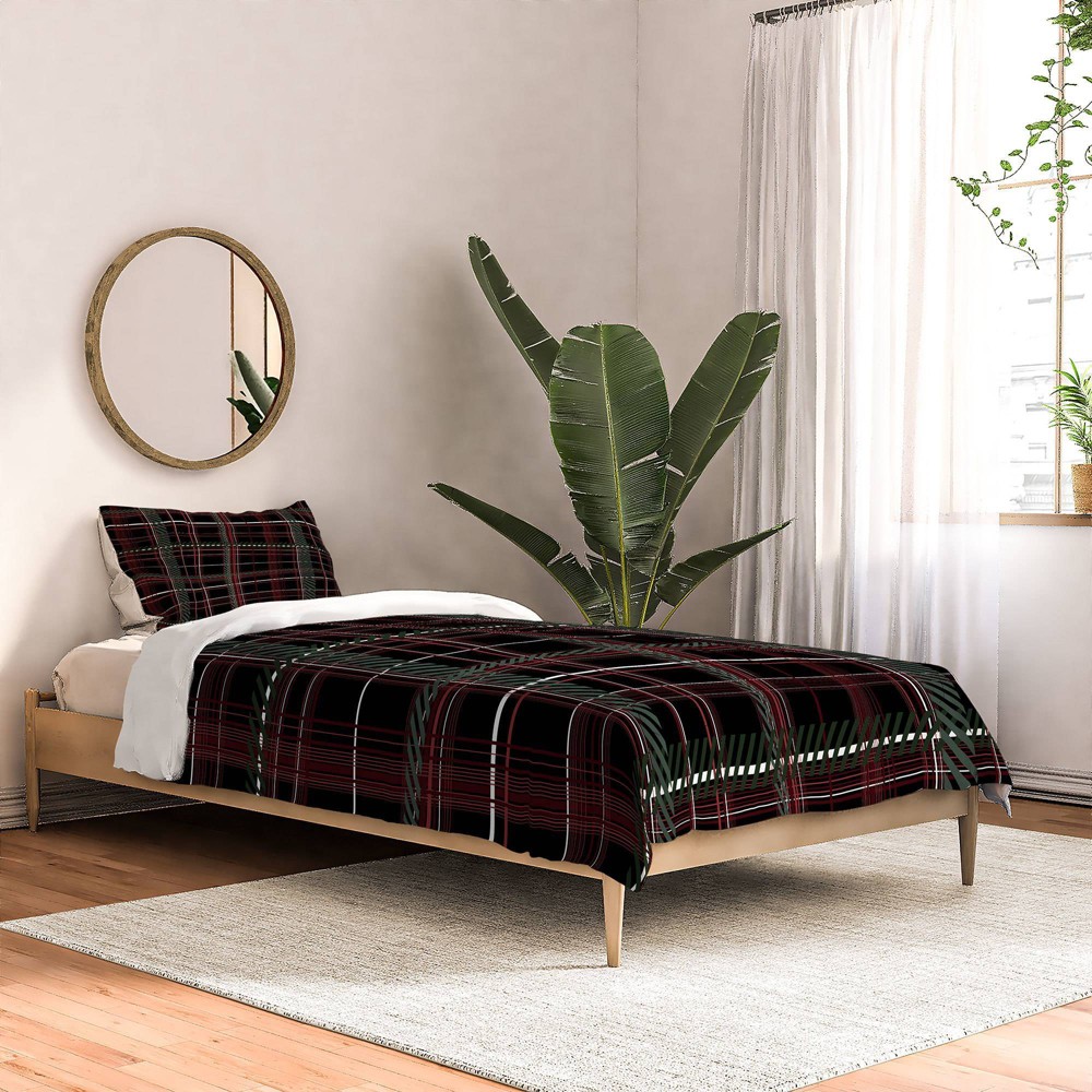 Photos - Bed Linen Full/Queen Gabriela Fuente El Comforter & Sham Set Black - Deny Designs: Microfiber, 300 Thread Count, 3-Piece