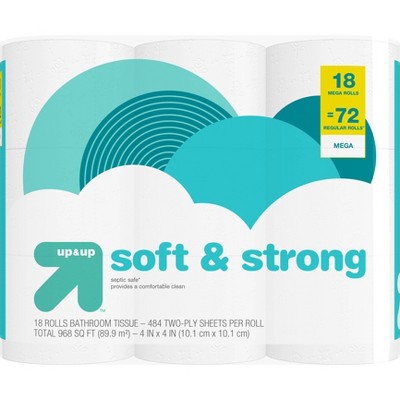 Soft & Strong Toilet Paper - 6 Rolls - Up & Up™ : Target