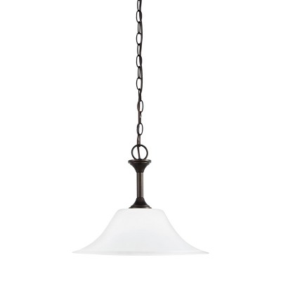 Sea Gull Lighting Holman 1-Light 15" Pendant Heirloom Bronze 65806-782