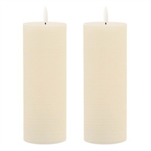 FIA Wick Pillar Candle (Set of 2) - 1 of 3