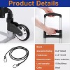 Musment Folding Hand Truck Dolly Cart, Portable Aluminum Dolly Cart with Telescoping Handle - 3 of 4