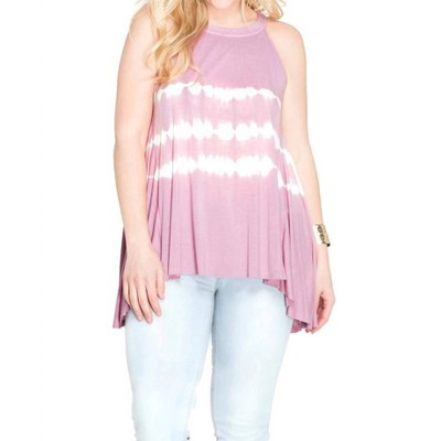 Women's Sleeveless Tie Dye Tank - SHE + SKY