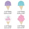 Big Dot of Happiness Scoop Up the Fun - Ice Cream - DIY Shaped Sprinkles Party Cut-Outs - 24 Count - 2 of 4