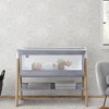 Simmons Kids' Koi Beechwood By the Bed Bassinet - Dove Gray - image 2 of 4