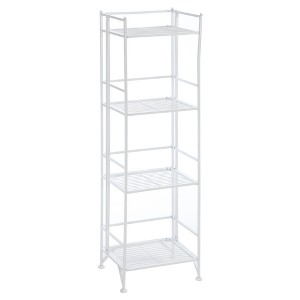 44.75" Xtra Storage 4 Tier Folding Metal Shelf - Breighton Home - 1 of 4
