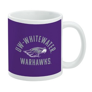 UW Whitewater Warhawks Logo Ceramic Coffee Mug Novelty Gift Mugs for Coffee Tea and Hot Drinks 11oz White - 1 of 4