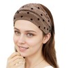 Unique Bargains Women's Argyle Lace Wide Headband 1 Pc - 4 of 4
