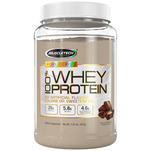 Nutteloos Teken een foto ik ben ziek Muscletech Pure Series Protein Powder - Chocolate - 32oz : Target