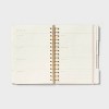 Twin Wire 6"x8" Undated Planner Pink Leatherette - up&up™ - 3 of 4