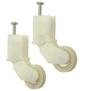 Brixwell 10-394 Patio Screen Door Roller Assy. 1in Nylon Wheel psr 83 - 1 of 4