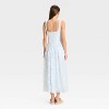 Women's Jacquard Tulle Trim Maxi A-Line Dress - Wild Fable™ - 2 of 3