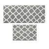 AZL1 Life Concept Bath Rug and Mat with Reversible Dual Pattern Design High Pile Tufted Microfiber for Bathroom Use, Grey, 4.2"*21.26"*16.14" - 3 of 4