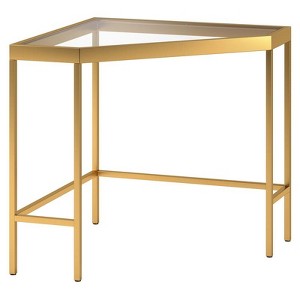 Brass Metal Corner Desk - Henn&Hart - 1 of 4