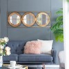 NicBex Wall Mirror 3 Mirror Piece with Rectangular Frame, Wall Mounted Mirror for Bedroom Living Room Entryway - 2 of 4