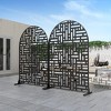 Dovelina Arched Outdoor Privacy Screen Patio Decorative Screens - 2 of 4