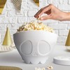 Ototo Scary Poppins Microwave Popcorn Popper Silicone Snack Bowl White - 3 of 4