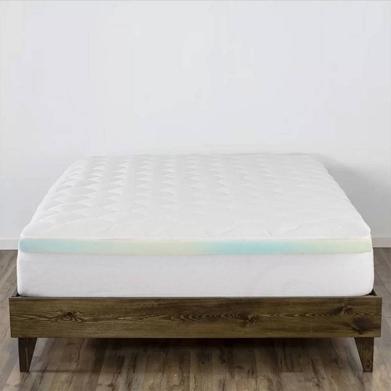 eLuxury 2-Piece Extra Thick Mattress Topper, 2 of 6