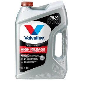 Valvoline Full Synthetic High Mileage with MaxLife Technology 0W-20 Motor Oil - 1 of 4