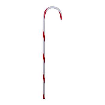 Northlight Set of 24 Red and White Striped Candy Cane Christmas Decor - 32-Inches