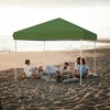 10x10 Pop Up Canopy Tent Outdoor Canopy with 1 Removable Sidewall, Commercial Instant Tent Shelter - 2 of 4