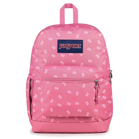 Рюкзаки JanSport Cross Town Plus 17" Fits 15" Laptop Water Resistant Backpack - Pink Bow