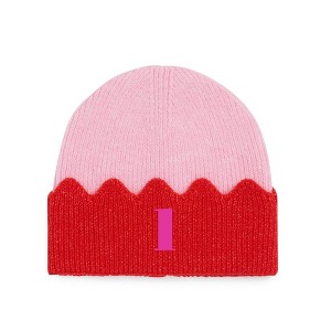 Personalization Mall Melody Scallop Embroidered Knit Beanie Hat - 1 of 1
