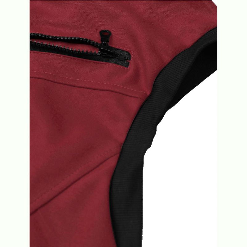 Lars Amadeus Men's Sleeveless Regular Fit Zipper Drawstring Hooded Vest Jacket, 5 of 8