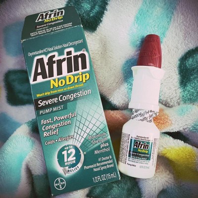 Afrin No Drip Severe Congestion Nasal Spray Relief – LEFMAT