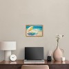 Art Remedy Morning Beach View Colorful Coastal Wall Art Framed - 2 of 4