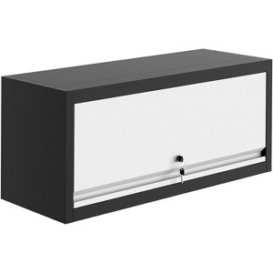 Wall Mount Tool Cabinet - Cold Rolled Steel w/Goose Neck Flip Door & Hydraulic Rods, Garage & Workshop Storage for Kitchen, Office, Bedroom - 1 of 4