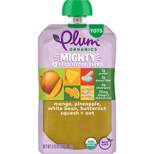 Plum Organics Mighty 4 Organic Mango Pineapple White Bean Butternut Squash Oat Baby Food Pouch - 3.75oz