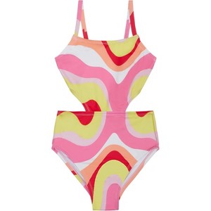 Ocean Pacific Toddler Girl's One-Piece Summer Swimsuits - 1 of 3
