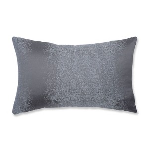 Illuminaire Pewter Lumbar Throw Pillow - Pillow Perfect, Gray