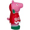 Gemmy 3.2 ft Airblown® Blowup Inflatable Holiday Outfit Peppa Pig with Bulit-In Lights Outdoor Decoration - Pink - 2 of 3