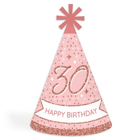 Big Dot Of Happiness 30th Pink Rose Gold Birthday - Happy Birthday Party  Giant Circle Confetti - Party Decorations - Large Confetti 27 Count : Target