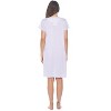 Casual Nights Women's Super Soft Yummy Nightshirt, Short Sleeve Nightgown, Night Dress with Fun Prints & Patterns - 4 of 4