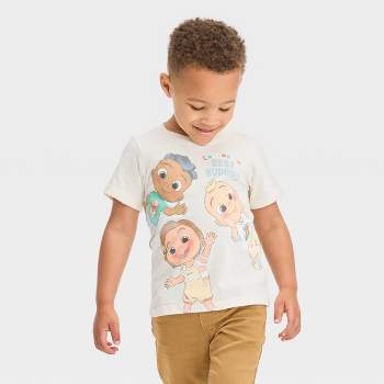 Toddler Boys' Cocomelon Printed T-Shirt - Off-White