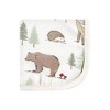 Hudson Baby Infant Boy Cotton Muslin Washcloths, Forest Animals, One Size - 3 of 4