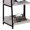 Natural and Black 5-tier Ladder Bookshelf - 2 of 4