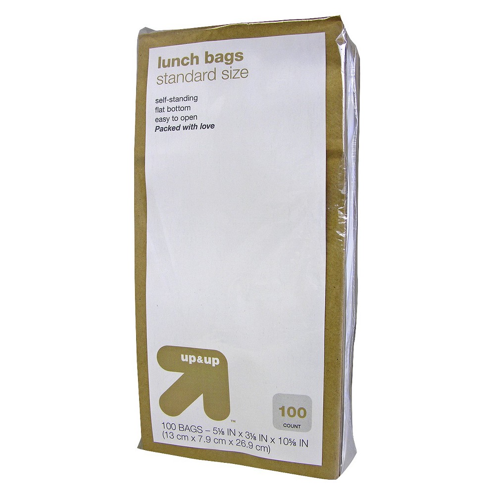 Great Value Brown Lunch Bags, 50ct