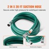VEVOR Suction Hose, 2 in x 20 ft, Green High Quality Hose, with Camlock Connectors, and Aluminum Fittings, Fit Various Pumps, Green - 3 of 4