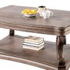 Royal Hampton Coffee Table, Weathered Oak Brown Wood, Rustic Farmhouse 52 Inch - 2 of 4
