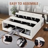 ODK Modular Sectional Sofa, Comfy L-Shaped Convertible Sleeper Sofa Bed with Ottoman, Modern 6-Seater Sectional Couch for Living Room, Beige - 3 of 4