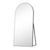 Dovelina Wood Frame Arched Full Length Mirror Leaning Mirror - 2 of 4