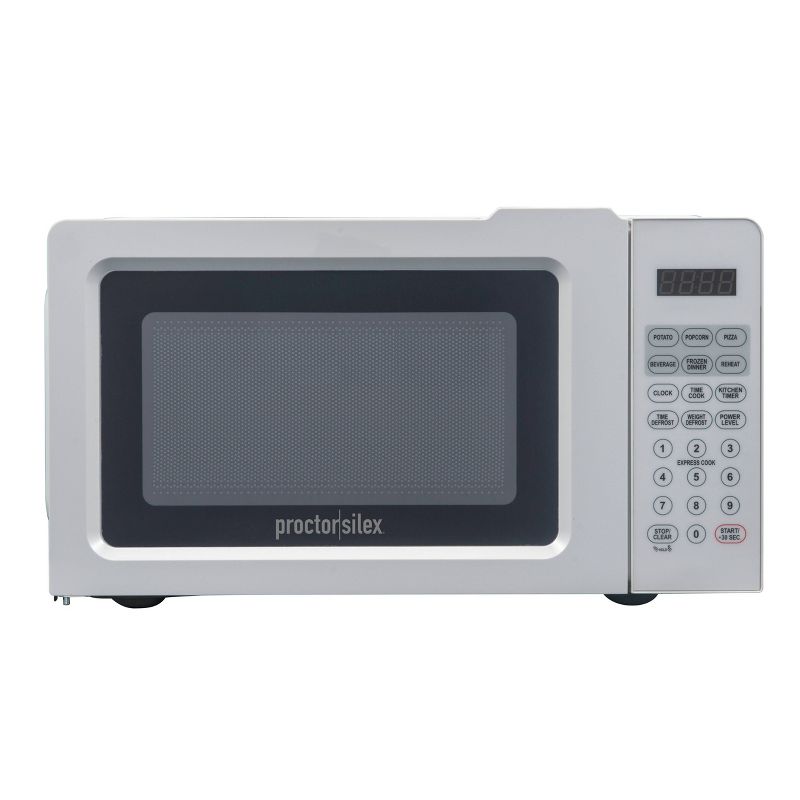 Proctor Silex 700W Countertop Microwave White, 1 of 6