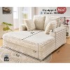 AMERLIFE Chaise Lounge Indoor, Plush Sleeper Chair with Throw Pillows - 2 of 4