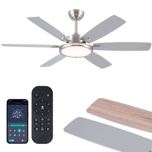 52 Inch Ceiling Fan with Light and Remote - 1 of 4
