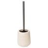 Evideco French Home Goods Relax Ivory Freestanding Toilet Brush and Holder Set Beige - 2 of 4